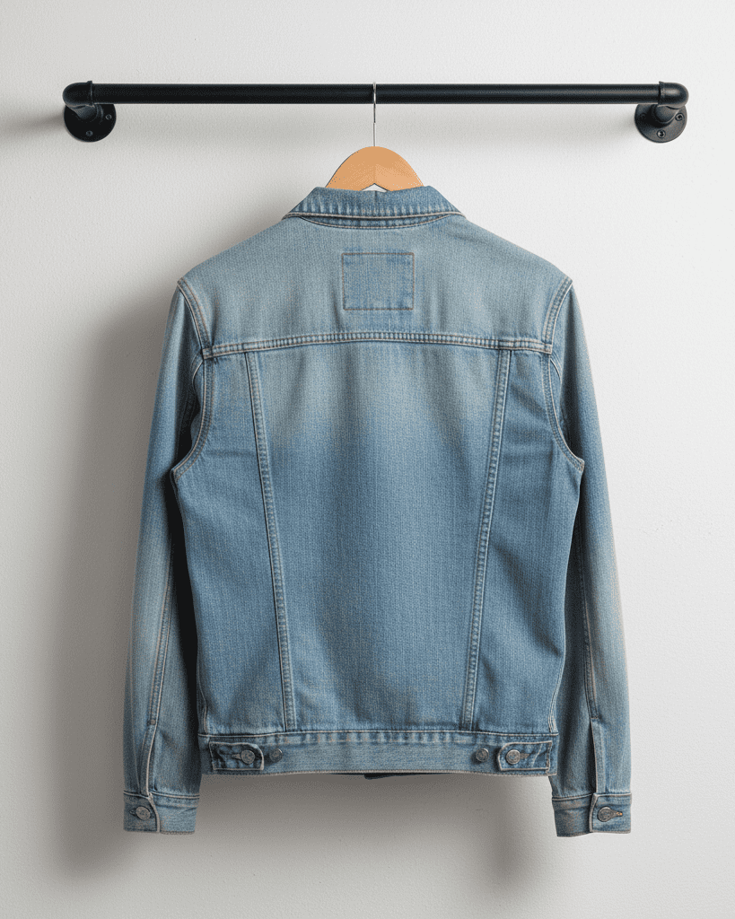 light blue denim jacket